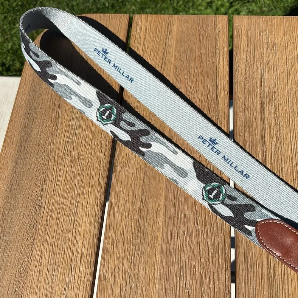 Peter Millar Camo British Open limited edition Men's Brown and Gray Belt size 42